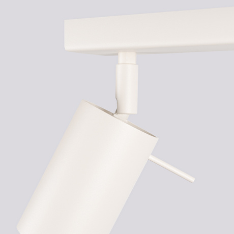 Plafon RING 2 beżowy +2x Żarówka LED GU-10 3000K Ciepła 7W 510lm