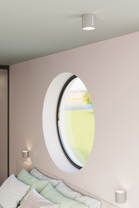 Kinkiet INEZ szary + 1x Żarówka LED G9 3000K Ciepła 4,5W 510lm