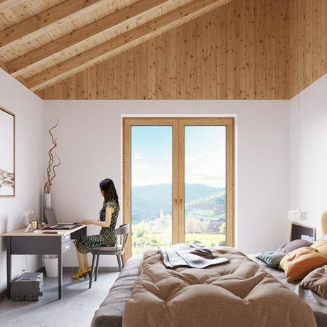 Lampa wisząca TULIP biały + 1x Żarówka LED E27 4000K Zimna 7,5W 650lm