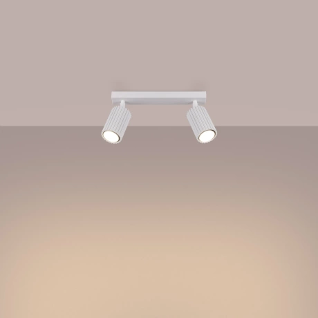 Plafon KARBON 2 biały