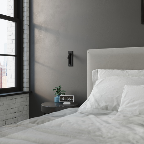 Kinkiet ENIF czarny + 1x Żarówka LED G9 3000K Ciepła 4,5W 510lm