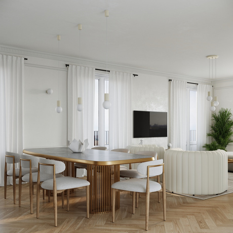 Lampa wisząca HALO 3P beżowa + 3X Żarówka LED G9 4000K Zimna 4,5W 460lm