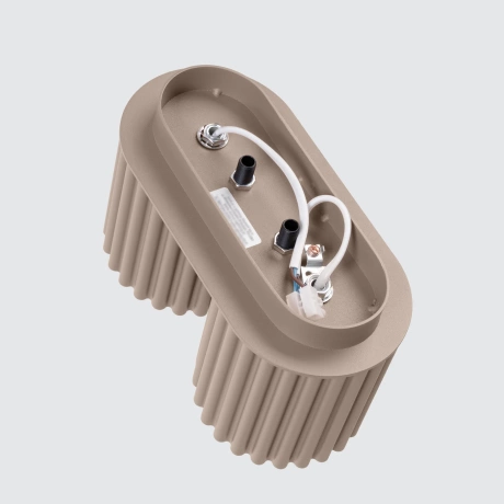 Plafon AURA 2 taupe GU10