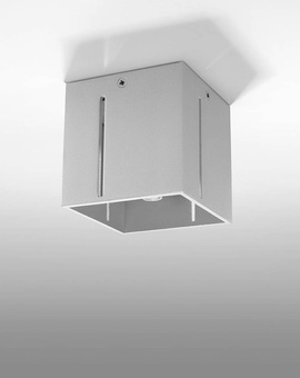 Plafon PIXAR szary + 1x Żarówka LED G9 3000K Ciepła 4,5W 510lm