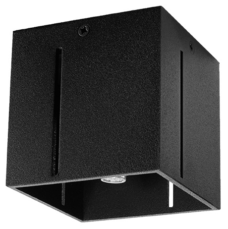 Plafon PIXAR czarny + 1x Żarówka LED G9 4000K Zimna 4,5W 530lm