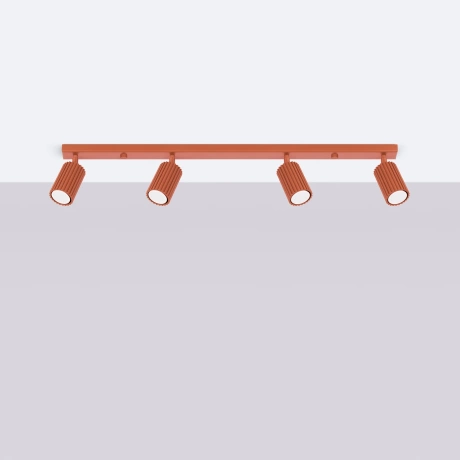 Plafon KARBON 4L ochra czerwona