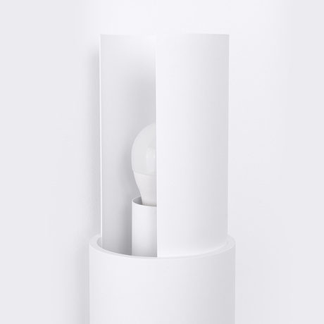 Kinkiet FLASH 2 biały + 2x Żarówka LED E27 4000K Zimna 7,5W 690lm