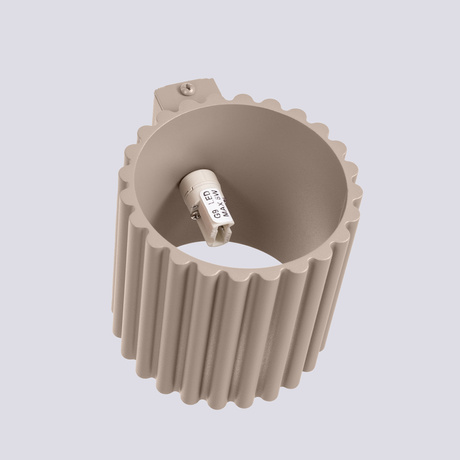 Kinkiet AURA taupe G9 + 1X Żarówka LED G9 3000K Ciepła 4,5W 450lm