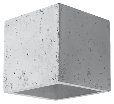 Kinkiet QUAD beton + 1x Żarówka LED G9 4000K 3W 302lm