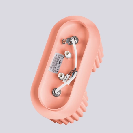 Plafon AURA 2 brzoskwiniowy GU10