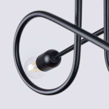 Żyrandol LOOP 2 czarny