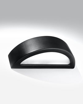 Kinkiet ceramiczny ATENA czarny + 1x Żarówka LED E27 3000K Ciepła 7,5W 620lm