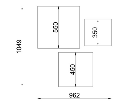 Plafon sufitowy HORUS 55 CZARNY + 4x Żarówka LED E27 3000K Ciepła 7,5W 620lm