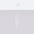 Lampa wisząca ARCHE 3P biała + 3x Żarówka LED G9 4000K Zimna 4,5W 460lm