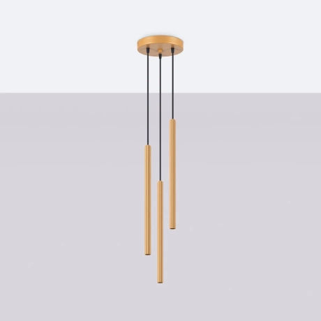 Lampa wisząca ARCHE 3P złota