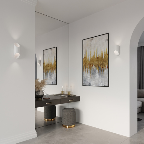 Kinkiet PENNE 20 biały + 1x Żarówka LED G9 4000K Zimna 4,5W 530lm