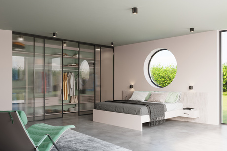 Kinkiet INEZ czarny + 1x Żarówka LED G9 4000K Zimna 4,5W 530lm