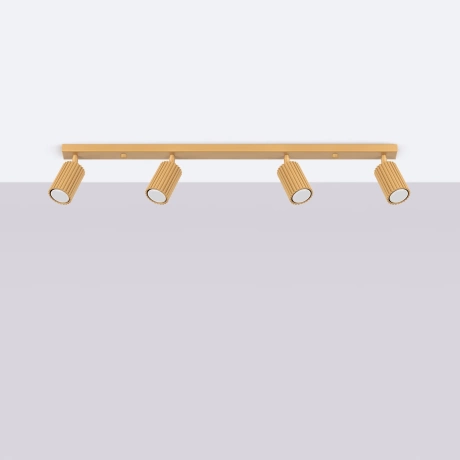 Plafon KARBON 4L złoty