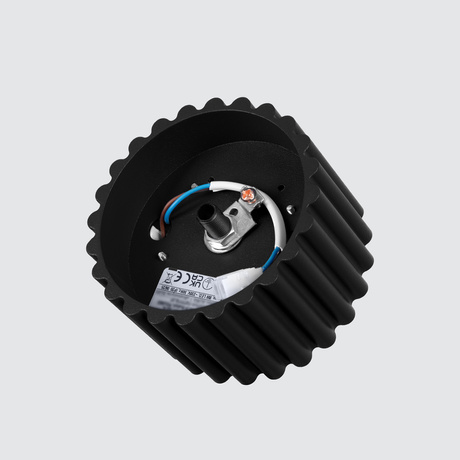 Plafon AURA 1 czarny Gx53 + 1X Żarówka LED GX53 4000K 8W 720lm