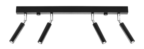 Plafon EYETECH 4 czarny + 4x Żarówka LED G9 3000K Ciepła 3W 192lm