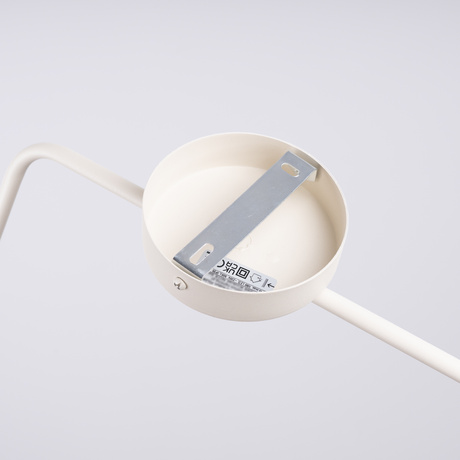 Kinkiet NOX beżowy + 1X Żarówka LED E14 3000K Ciepła 7,5W 620lm