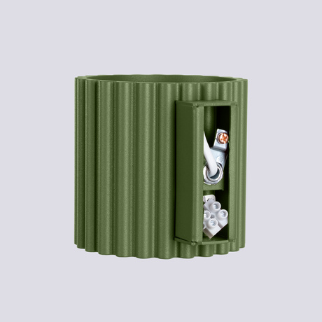 Kinkiet AURA zielony oliwkowy G9 + 1X Żarówka LED G9 4000K Zimna 4,5W 460lm