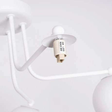 Żyrandol ASTRAL 5 biały