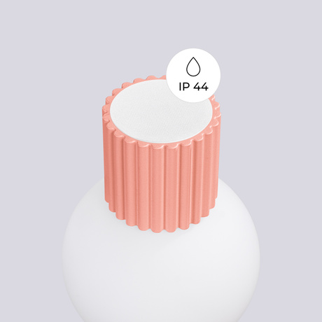 Kinkiet HALO brzoskwiniowy IP44 + 1X Żarówka LED G9 3000K Ciepła 4,5W 450lm