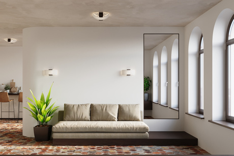 Kinkiet EMILIO + 2x Żarówka LED E14 4000K Zimna 7,5W 650lm