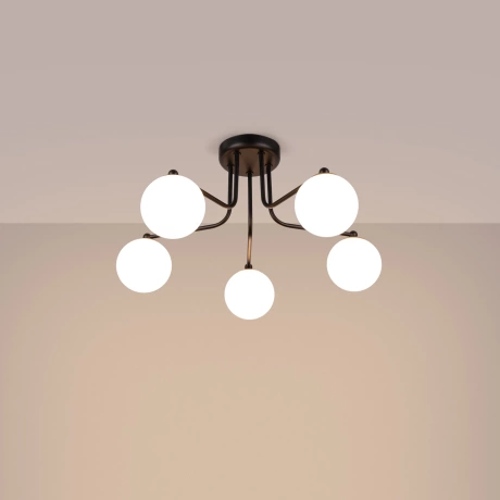 Żyrandol ASTRAL 5 czarny