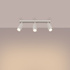 Plafon RING 3L beżowy + 3x Żarówka LED GU-10 4000K Zimna 7W 530lm