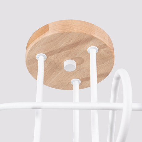 Żyrandol EMBER 3 biały + 3x Żarówka LED E27 3000K 7W 760lm