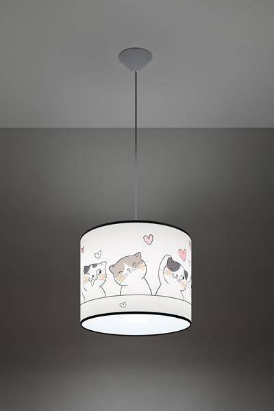 Lampa wisząca CAT 30 + 1x Żarówka LED E27 3000K Ciepła 7,5W 620lm