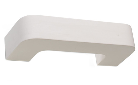 Kinkiet ceramiczny MAGNET biały + 1x Żarówka LED E27 3000K Ciepła 7,5W 620lm