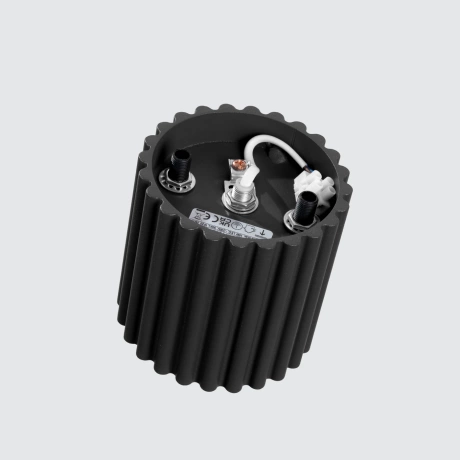 Plafon AURA 1 czarny GU10