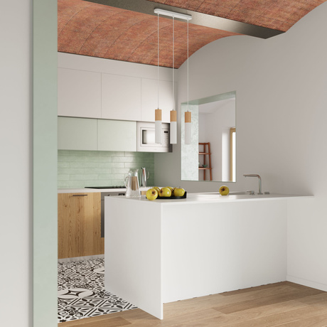 Plafon PABLO biała + 1x Żarówka LED GU-10 4000K Zimna 7W 630lm