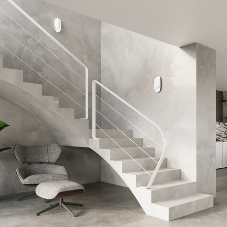 Kinkiet TEAR biały + 1x Żarówka LED G9 4000K Zimna 4,5W 530lm