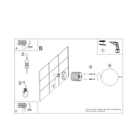 Kinkiet HALO biały IP44 + 1X Żarówka LED G9 3000K Ciepła 4,5W 450lm