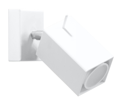 Kinkiet MERIDA 1 biały + 1x Żarówka LED GU-10 4000K Zimna 7W 630lm