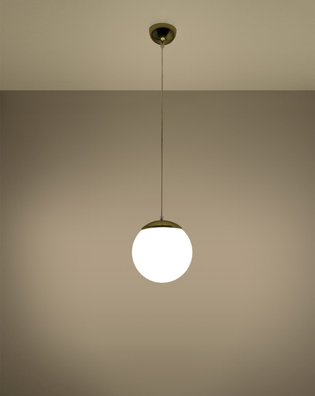 Lampa wisząca UGO 20 złota + 1x Żarówka LED E27 3000K Ciepła 7,5W 620lm