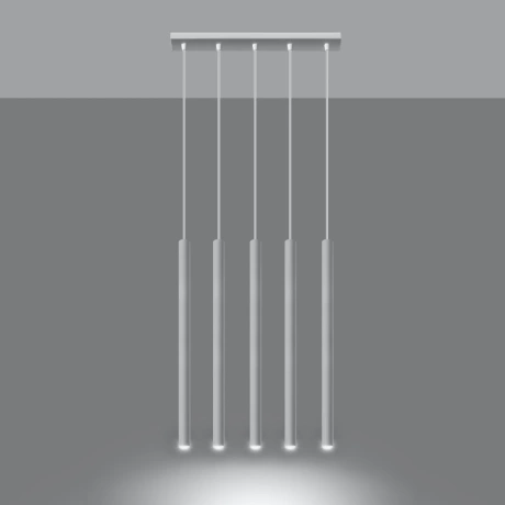 Lampa wisząca PASTELO 5 biały