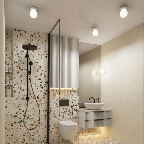 Plafon ZORI biały IP44