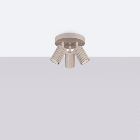 Plafon KARBON 3P taupe