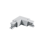 Łącznik zasilający kątowy PRAWY biały