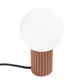 Lampa biurkowa HALO mocca + 1x Żarówka LED G9 4000K Zimna 4,5W 460lm