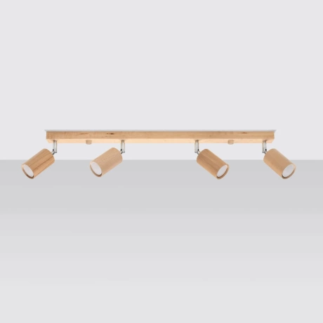 Plafon BERG 4 naturalne drewno