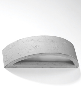 Kinkiet  ATENA beton + 1x Żarówka LED E27 3000K Ciepła 7,5W 620lm