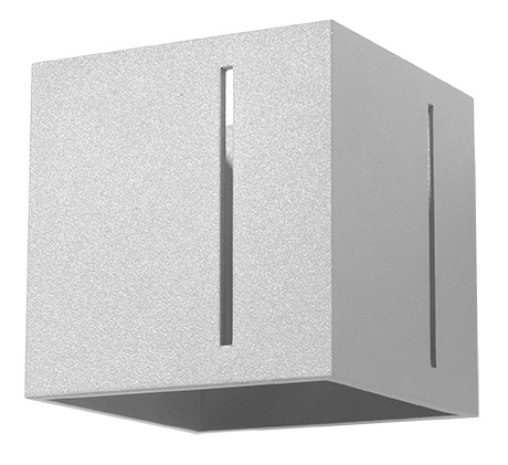 Kinkiet PIXAR szary + 1x Żarówka LED G9 3000K Ciepła 4,5W 510lm