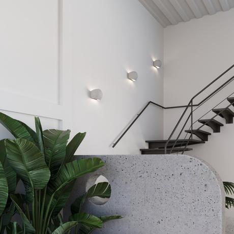 Kinkiet GLOBE beton + 2X Żarówka LED G9 3000K Ciepła 4,5W 450lm