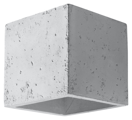 Kinkiet QUAD beton + 1x Żarówka LED G9 4000K 3W 302lm